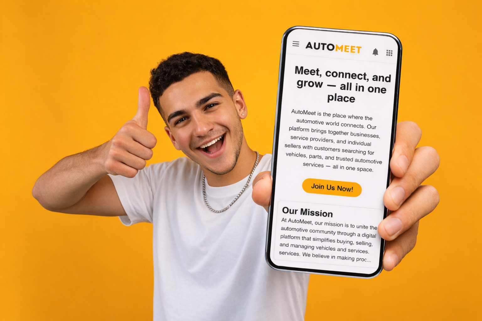 Meet, Connect, and Grow - All in One Place Banner